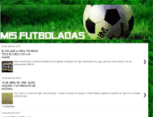 Tablet Screenshot of misfutboladas.blogspot.com