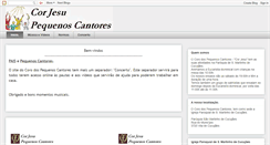 Desktop Screenshot of corjesupequenoscantores.blogspot.com