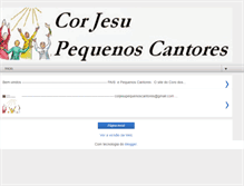 Tablet Screenshot of corjesupequenoscantores.blogspot.com