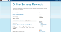 Desktop Screenshot of onlinesurveysrewards.blogspot.com