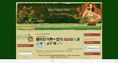 Desktop Screenshot of beautydivaindia.blogspot.com