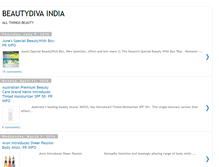 Tablet Screenshot of beautydivaindia.blogspot.com