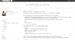 Desktop Screenshot of penguinsandcoffee.blogspot.com