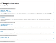 Tablet Screenshot of penguinsandcoffee.blogspot.com