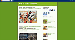 Desktop Screenshot of elplacerdelasseries.blogspot.com