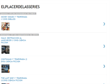 Tablet Screenshot of elplacerdelasseries.blogspot.com