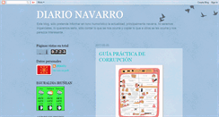 Desktop Screenshot of diarionavarro.blogspot.com