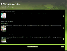 Tablet Screenshot of anaturezaensina.blogspot.com