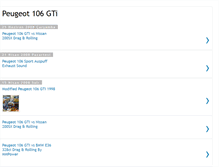 Tablet Screenshot of peugeot-106-gti.blogspot.com