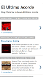 Mobile Screenshot of elultimoacordeblog.blogspot.com