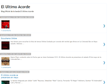 Tablet Screenshot of elultimoacordeblog.blogspot.com