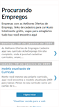 Mobile Screenshot of procurandoempregos.blogspot.com