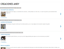 Tablet Screenshot of creaciones-andy.blogspot.com