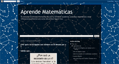 Desktop Screenshot of cybermatematicas21.blogspot.com