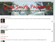 Tablet Screenshot of chadsmithpaintings.blogspot.com