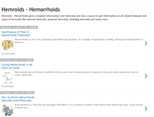 Tablet Screenshot of hemroids-hemorrhoids.blogspot.com