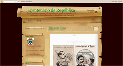 Desktop Screenshot of centenariorepublicaportuguesa.blogspot.com