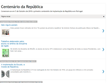 Tablet Screenshot of centenariorepublicaportuguesa.blogspot.com