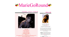 Desktop Screenshot of mariegoround.blogspot.com