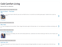 Tablet Screenshot of coldcomfortliving.blogspot.com
