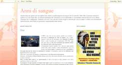 Desktop Screenshot of annidisangue.blogspot.com