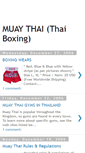 Mobile Screenshot of learn-muaythai.blogspot.com