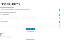 Tablet Screenshot of danielle-is-the-best.blogspot.com