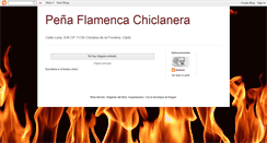 Desktop Screenshot of chiclaneraflamenco.blogspot.com