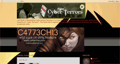 Desktop Screenshot of cyberterrors.blogspot.com
