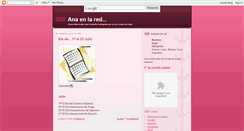 Desktop Screenshot of anaenlared.blogspot.com
