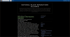 Desktop Screenshot of nationalblackreparationsalliance.blogspot.com