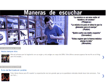 Tablet Screenshot of manerasdeescuchar.blogspot.com