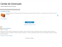 Tablet Screenshot of cantaodaconstrucao.blogspot.com