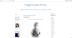 Desktop Screenshot of imagenesyfirmas.blogspot.com