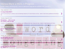 Tablet Screenshot of moni-marie.blogspot.com