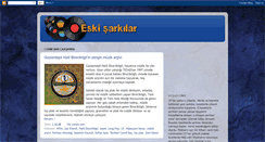 Desktop Screenshot of eskisarkilar.blogspot.com
