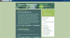 Desktop Screenshot of portugal-subdesenvolvido.blogspot.com