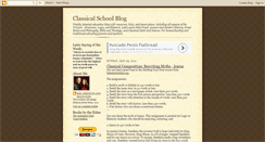 Desktop Screenshot of classicalschool.blogspot.com