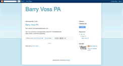 Desktop Screenshot of barryvosspa.blogspot.com