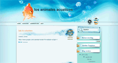 Desktop Screenshot of nuestroanimalacuatico.blogspot.com