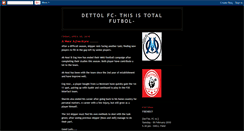 Desktop Screenshot of dettolfc.blogspot.com