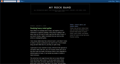 Desktop Screenshot of my-rockband.blogspot.com