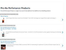 Tablet Screenshot of pro-ma-perfomance-products.blogspot.com