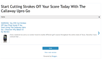 Tablet Screenshot of callawayuprogoreview.blogspot.com