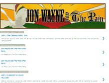 Tablet Screenshot of jonwayneandthepain.blogspot.com