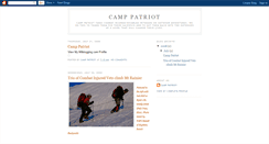 Desktop Screenshot of camppatriot.blogspot.com