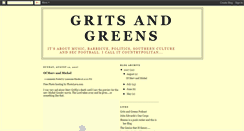 Desktop Screenshot of gritsandgreens.blogspot.com