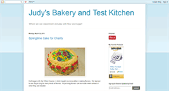 Desktop Screenshot of judysbakeryandtestkitchen.blogspot.com