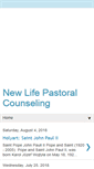 Mobile Screenshot of newlifepastoralcounseling.blogspot.com