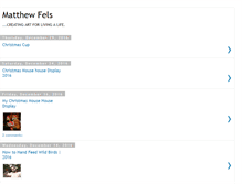 Tablet Screenshot of matthewfels.blogspot.com